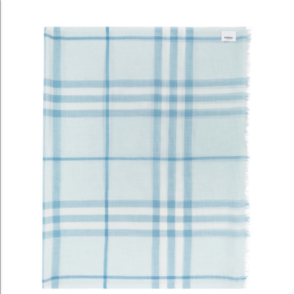 Burberry Giant Check Gauze Scarf